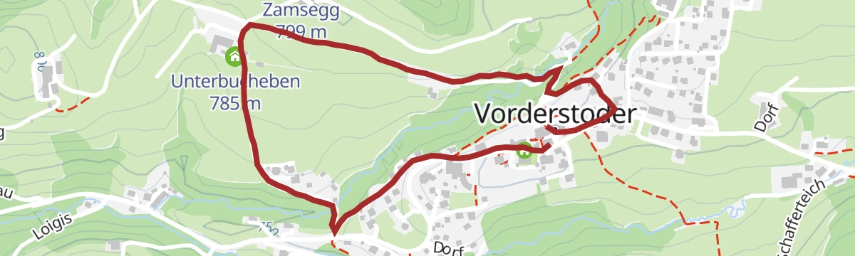 Route map: Buchebenrunde